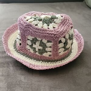 Tory Burch Handmade Crochet Sun Hat